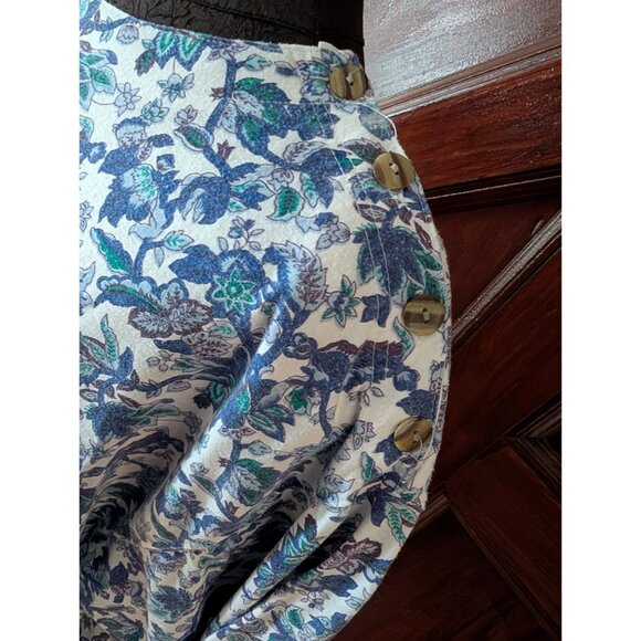 Liz Thomas Plus Womens Floral Button Shoulder Top Size 22 - Picture 2 of 7